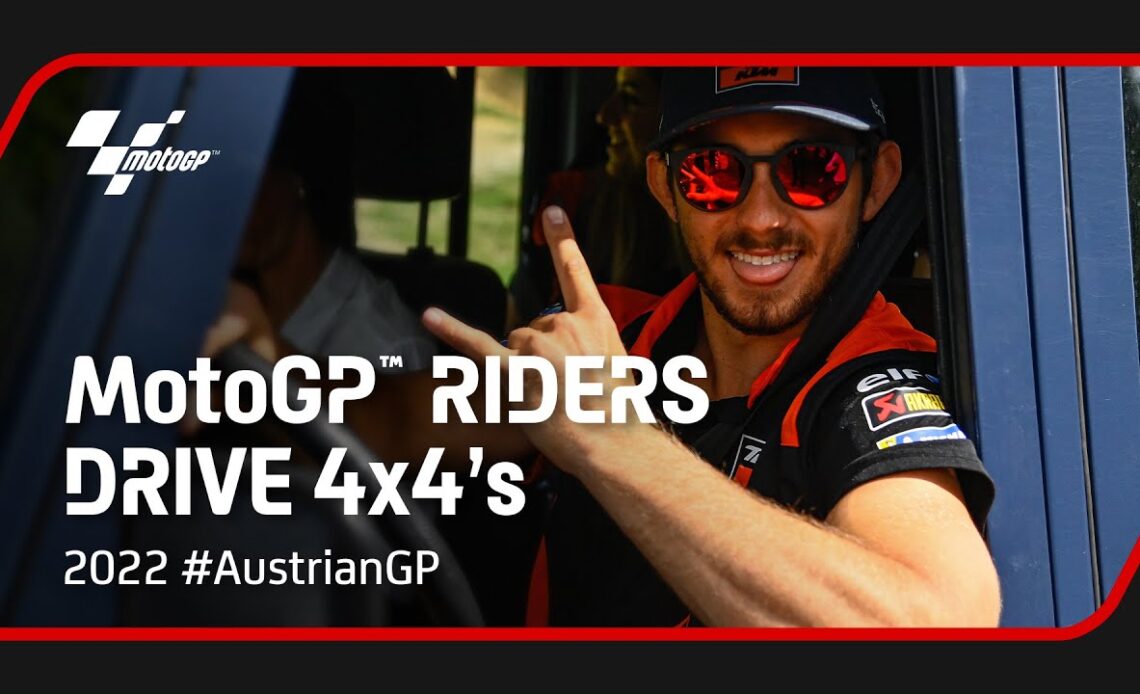 MotoGP Riders Drive 4x4's | 2022 #AustrianGP
