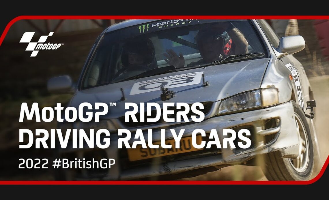 MotoGP™ riders driving Rally cars | 2022 #BritishGP 🇬🇧