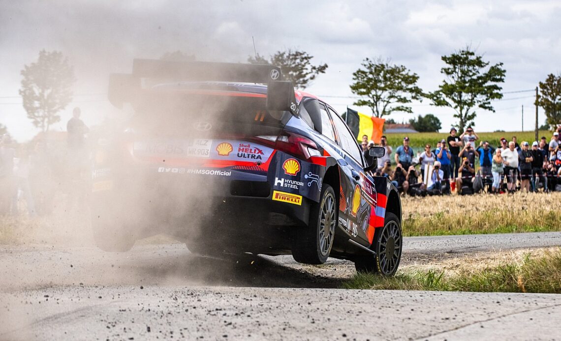 Neuville crashes out to hand Tanak the rally lead