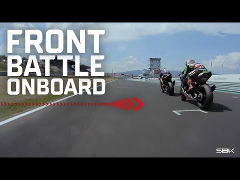 ONBOARD: The TITANIC TRIO battle it out in Race 2 at Most | #CZEWorldSBK