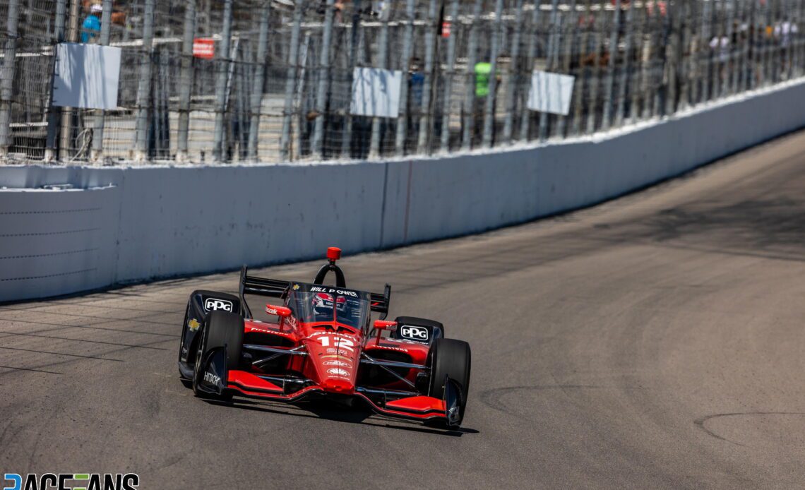 Power ties Andretti's pole position record at Gateway · RaceFans