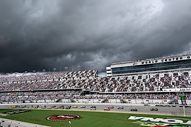 NASCAR Cup Series cars at Daytona International Speedway, August 2022. Photo NKP
