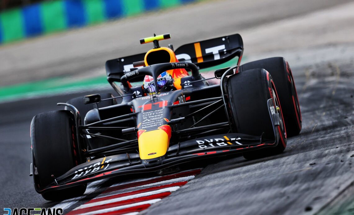 Sergio Perez, Red Bull, Hungaroring, 2022