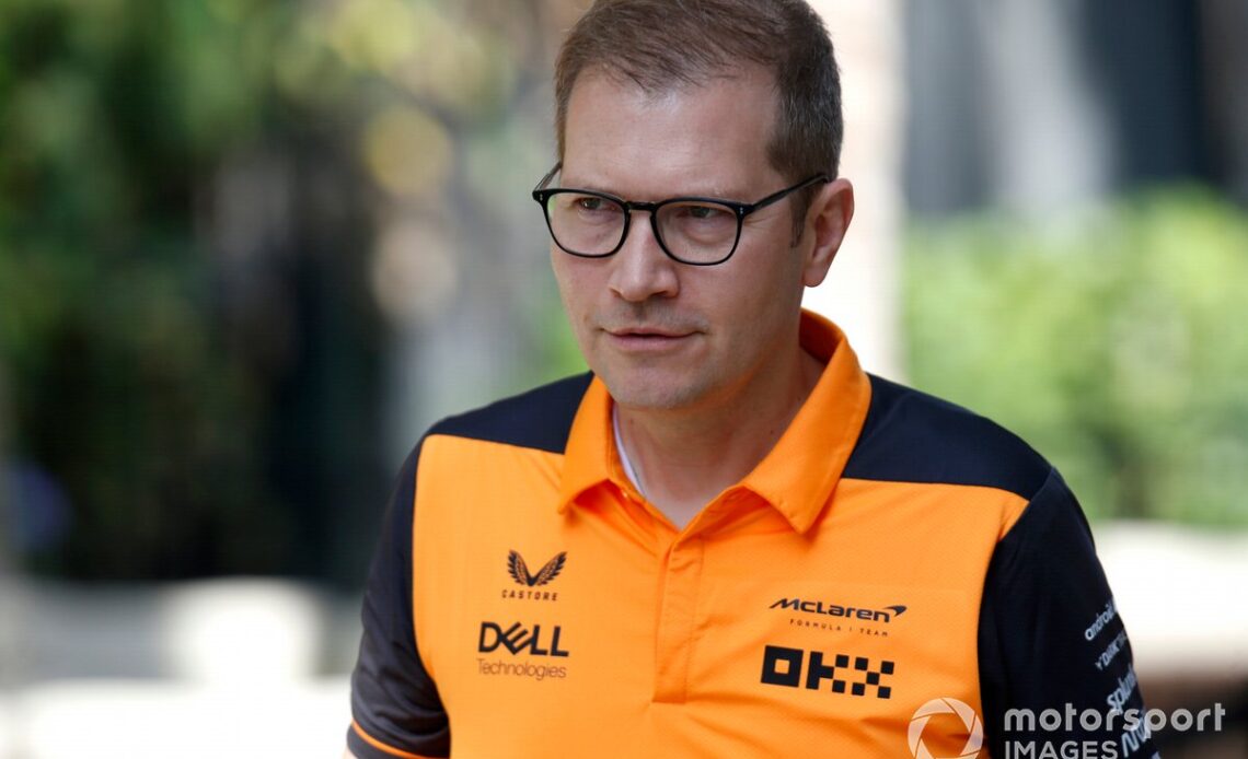 Andreas Seidl, Team Principal, McLaren