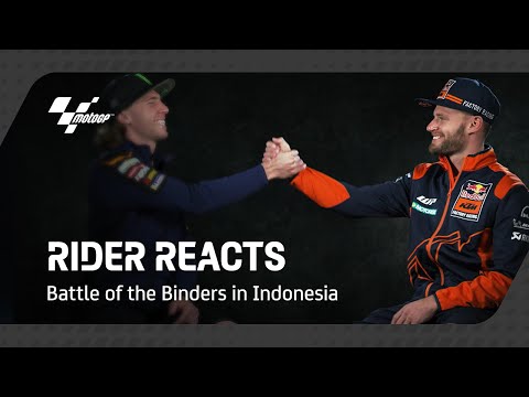 Rider Reacts: Battle of the Binders at the #IndonesianGP