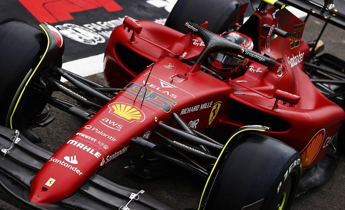 Sainz heads Ferrari 1-2 in first F1 practice
