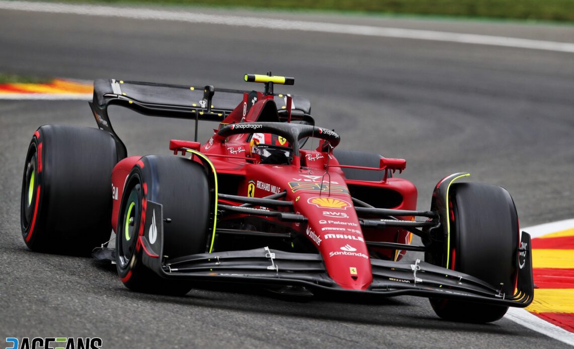 Carlos Sainz Jnr, Ferrari, Spa-Francorchamps, 2022