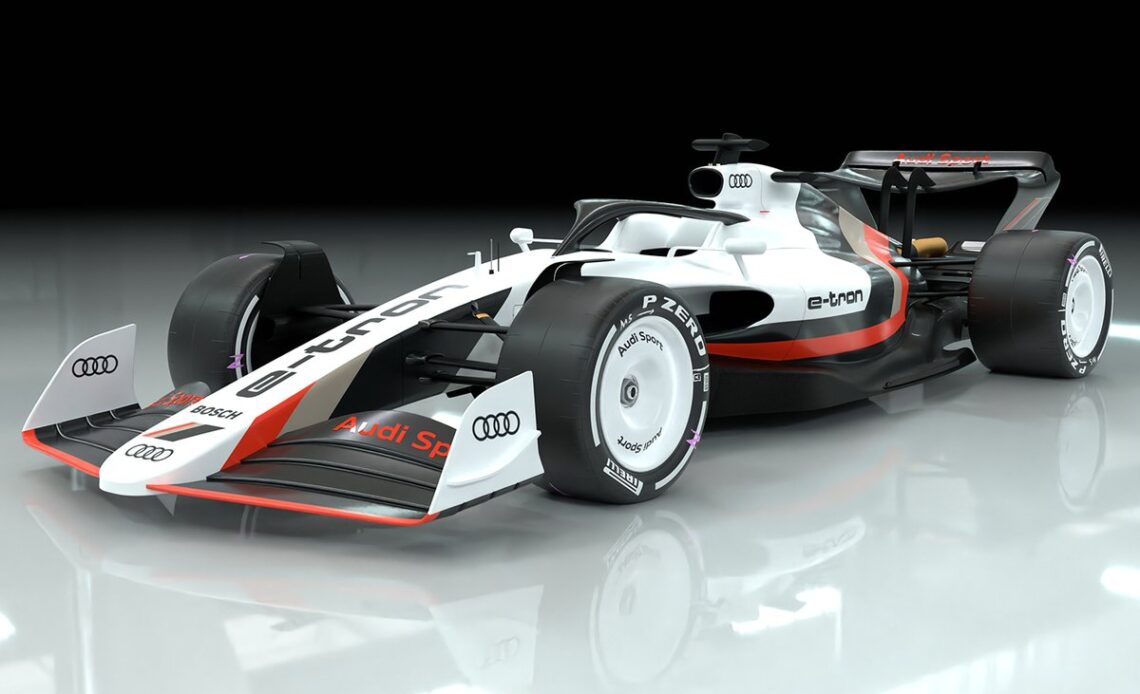 Audi F1 car render