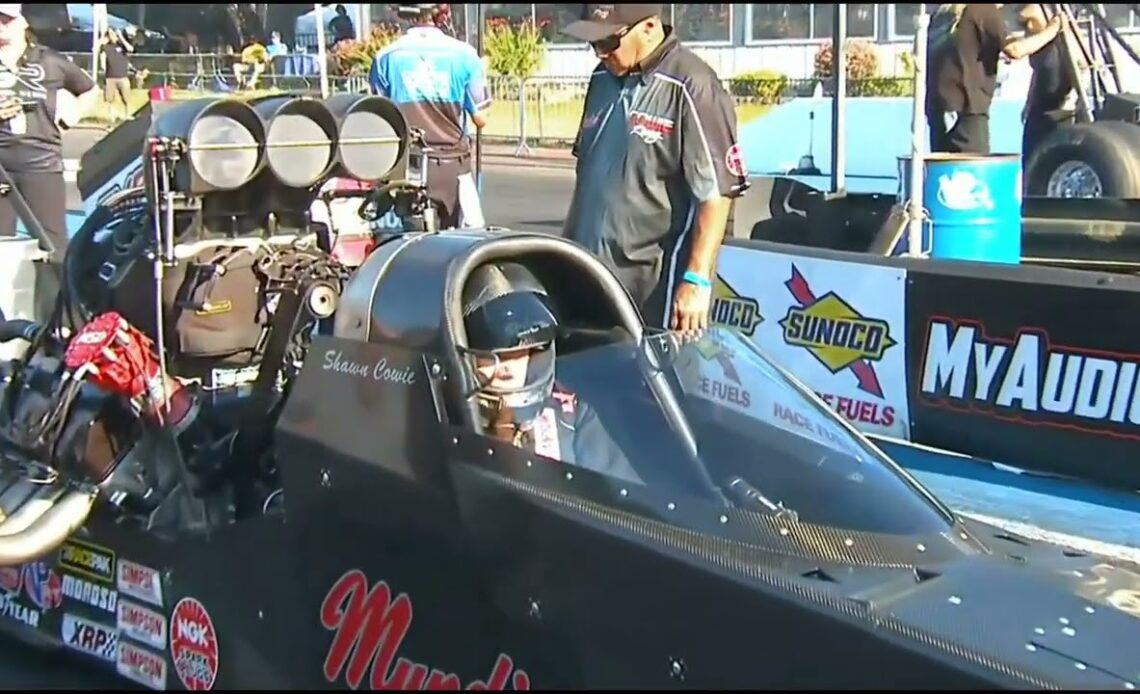 Shawn Cowie, Casey Grisel, Top Alcohol Dragster, Eliminations Rnd 1, Flav-R-Pac Northwest Nationals,