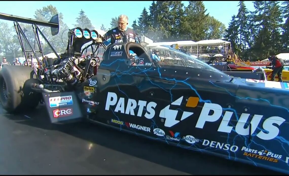 Shawn Langdon, Clay Millican, Top Fuel Dragster, Qualifying Rnd 3, Flav R Pac Northwest Nationals, P