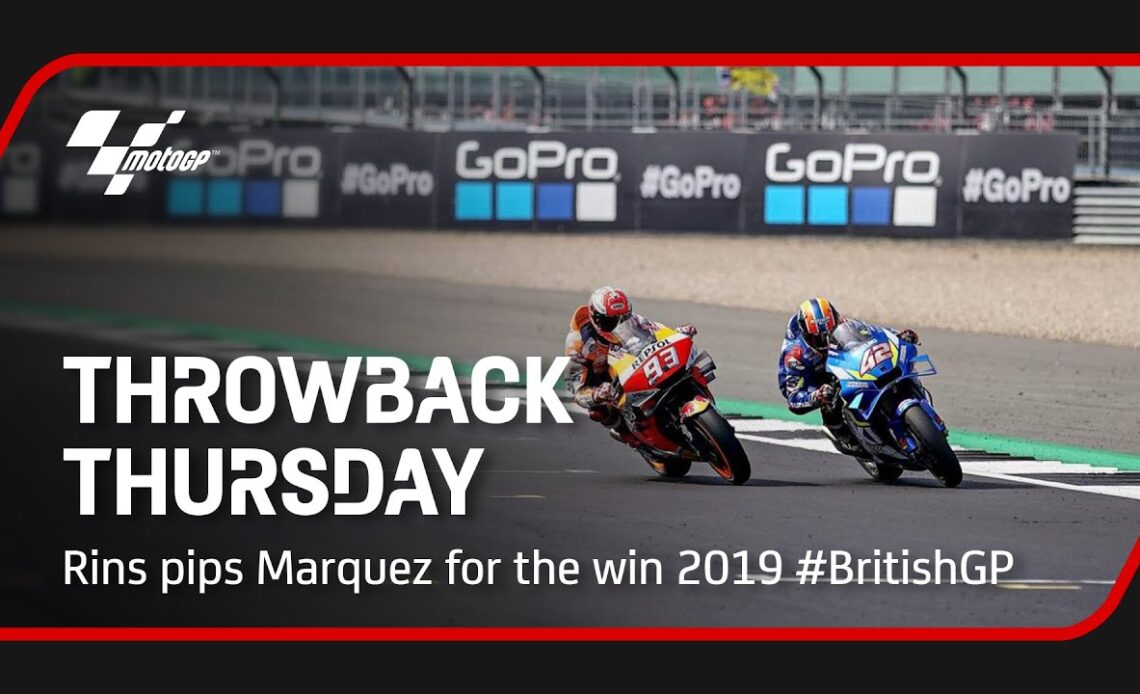 Throwback Thursday | Rins pips Marquez for the win 2019 #BritishGP