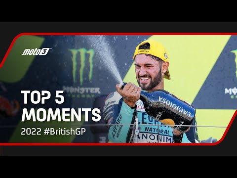Top 5 Moto3™ moments | 2022 #BritishGP