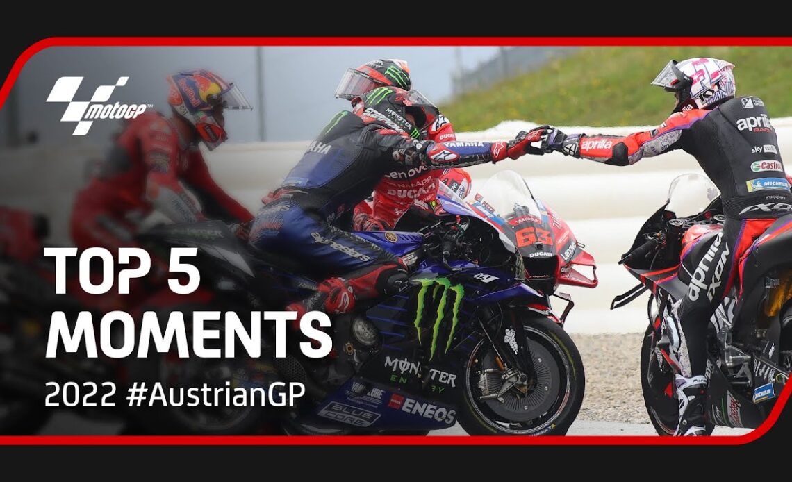 Top 5 MotoGP™ Moments | 2022 #AustrianGP