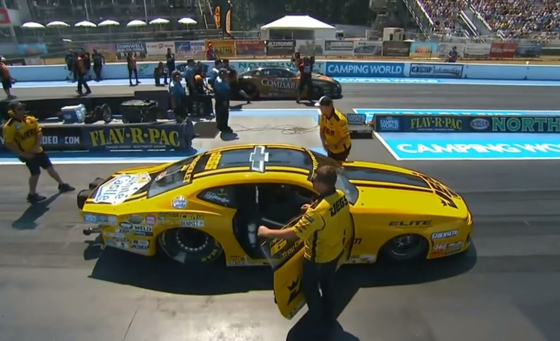 Troy Coughlin Jr, Camrie Caruso, Pro Stock, Eliminations Rnd 2, Flav-R-Pac Northwest Nationals,