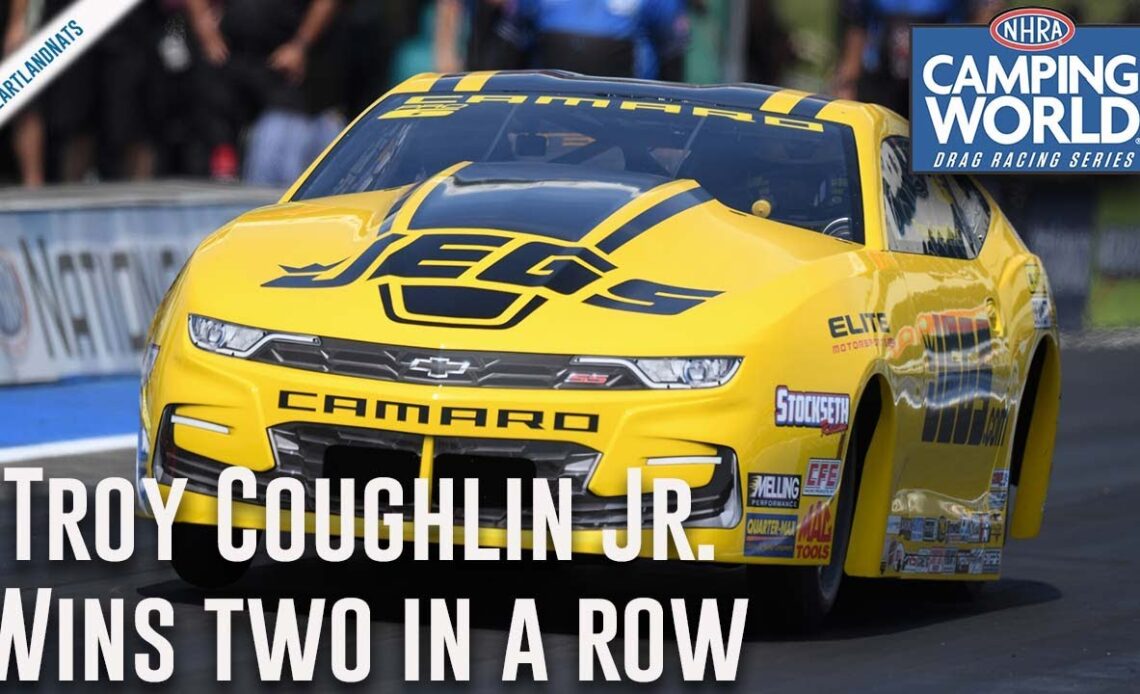 Troy Coughlin Jr. wins second consecutive race