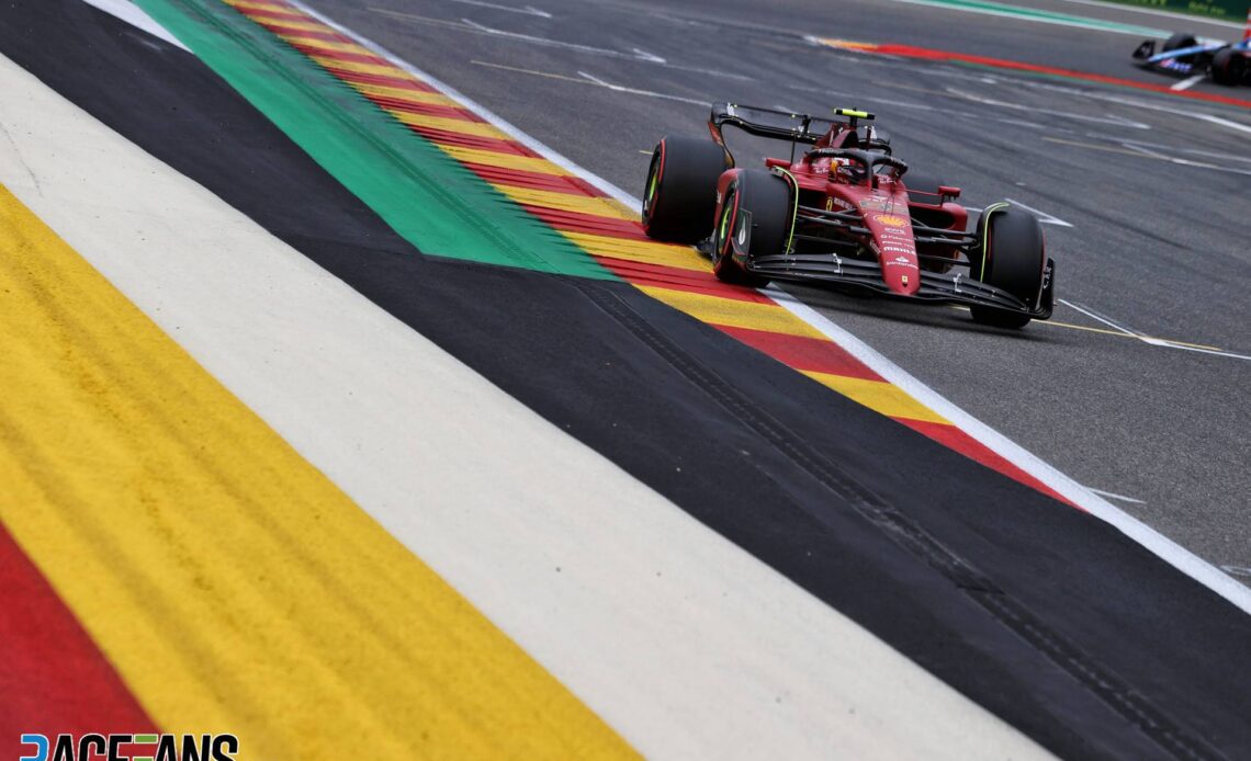 Carlos Sainz Jr, Ferrari, Spa-Francorchamps, 2022