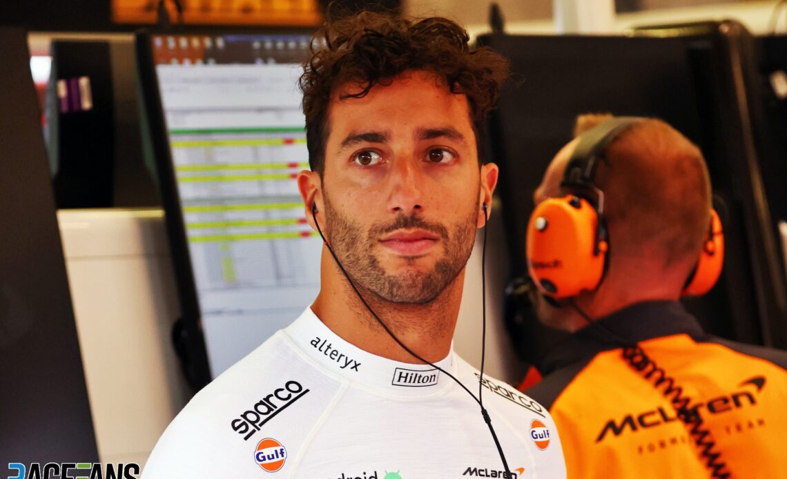 "We're not seeing the real Ricciardo at the moment"