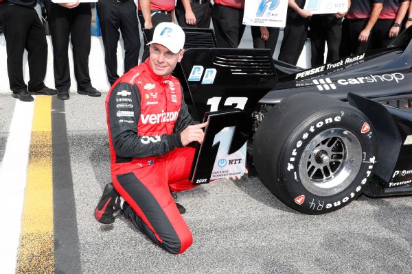 Will Power ties Mario Andretti's IndyCar pole record at World Wide Technology Raceway