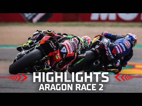 WorldSBK Race 2 Highlights | 2022 Aragon Round