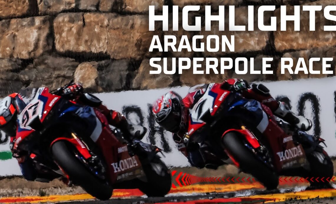 WorldSBK Superpole Race Highlights | 2022 Aragon Round