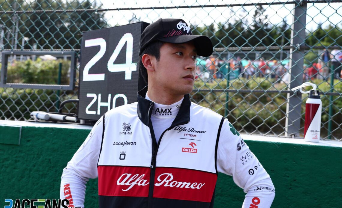 Guanyu Zhou, Alfa Romeo, Spa-Francorchamps, 2022