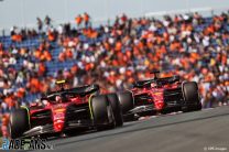 Carlos Sainz Jr and Charles Leclerc, Ferrari, Circuit Zandvoort, 2022