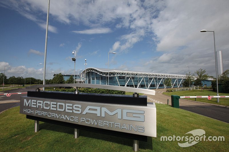 Mercedes Brixworth engine factory