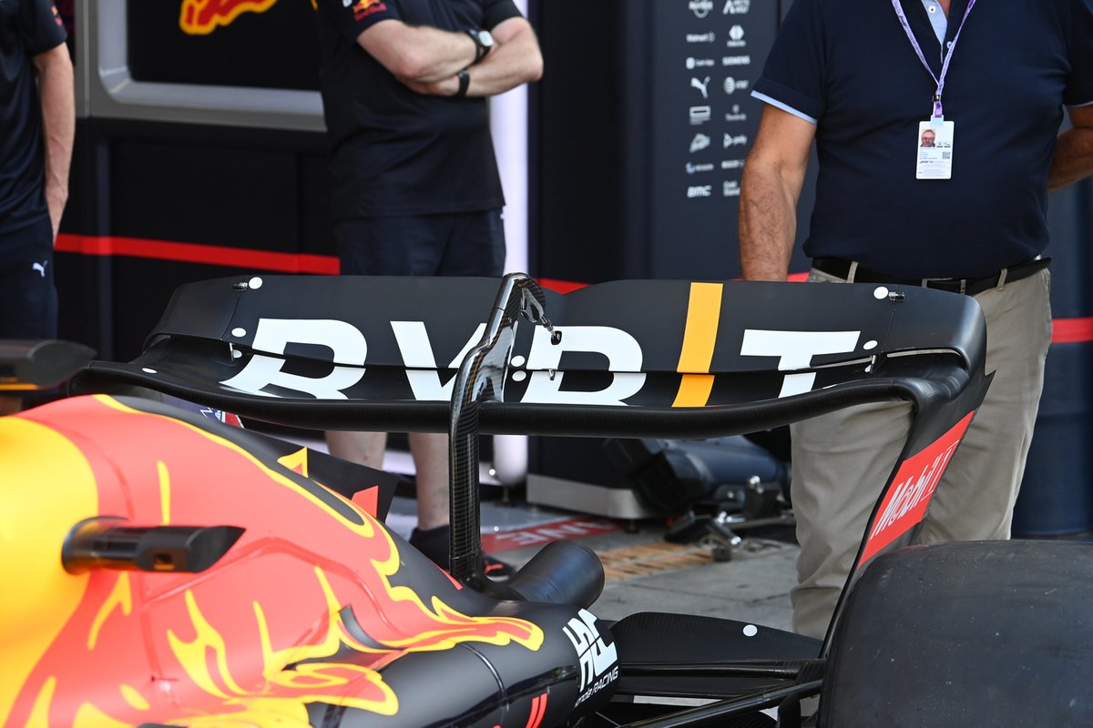 Red Bull Racing RB18 rear detail