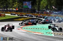 Race start, Monza, 2022