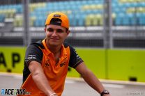 Lando Norris, McLaren, Singapore, 2022