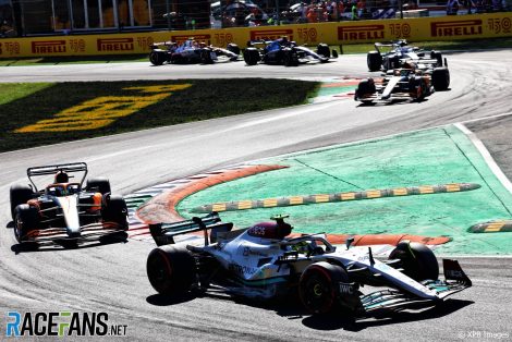 Lewis Hamilton, Mercedes, Monza, 2022