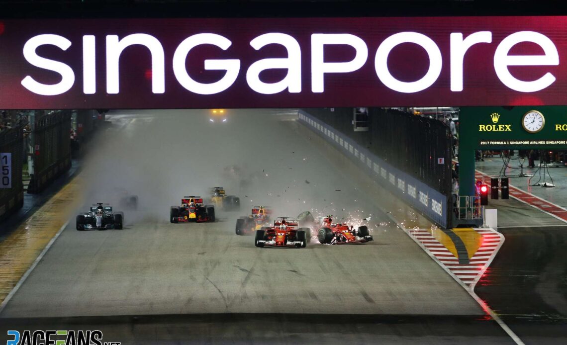 2022 Singapore Grand Prix Live F1 TV Times