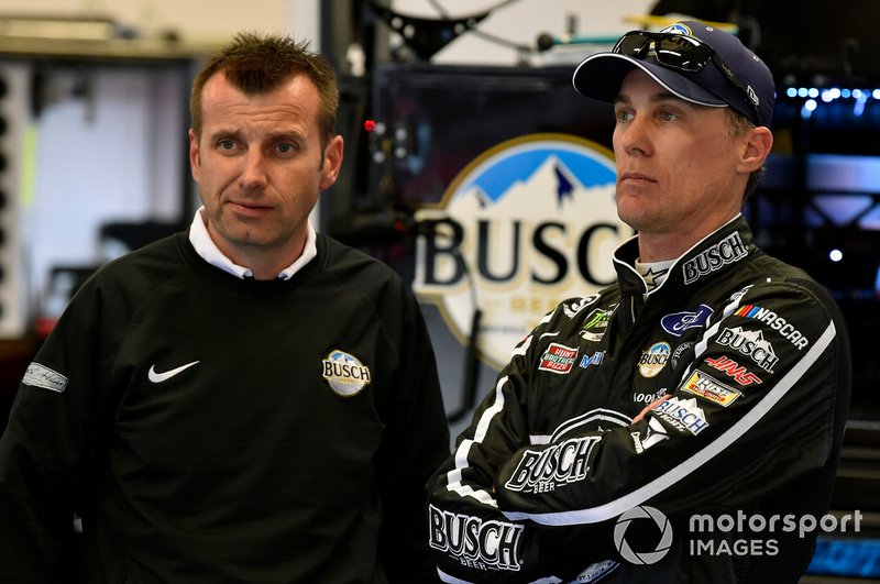 Kevin Harvick, Stewart-Haas Racing, Ford Mustang Busch Beer Car2Can and Rodney Childers