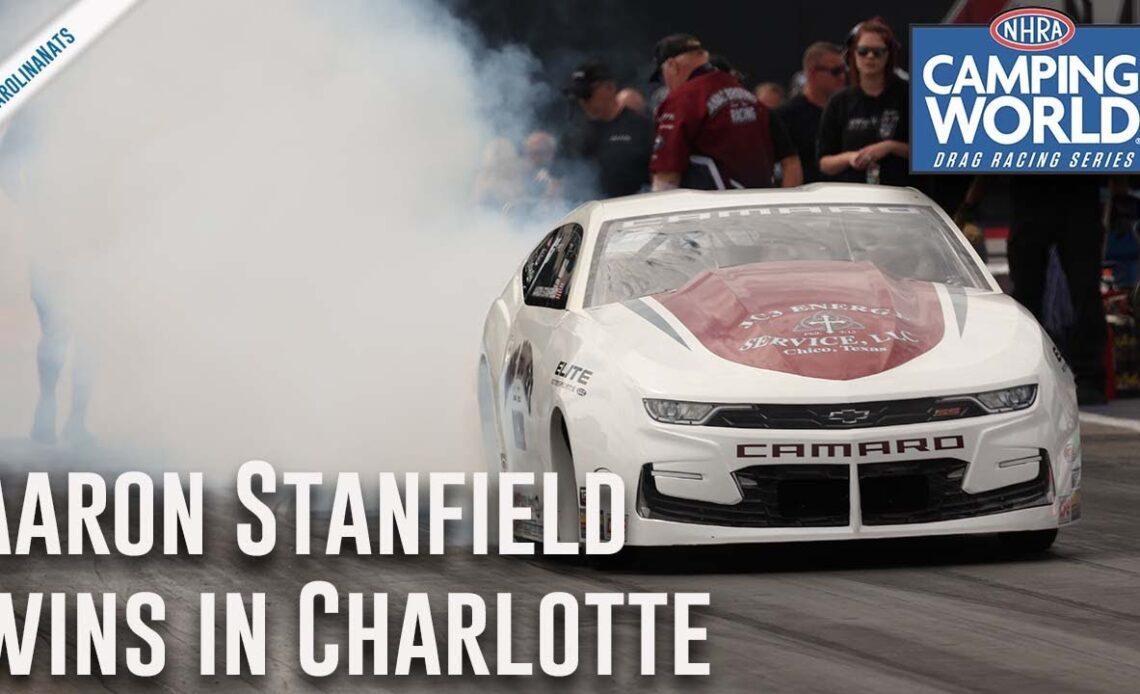 Aaron Stanfield takes home Wally in Charlotte