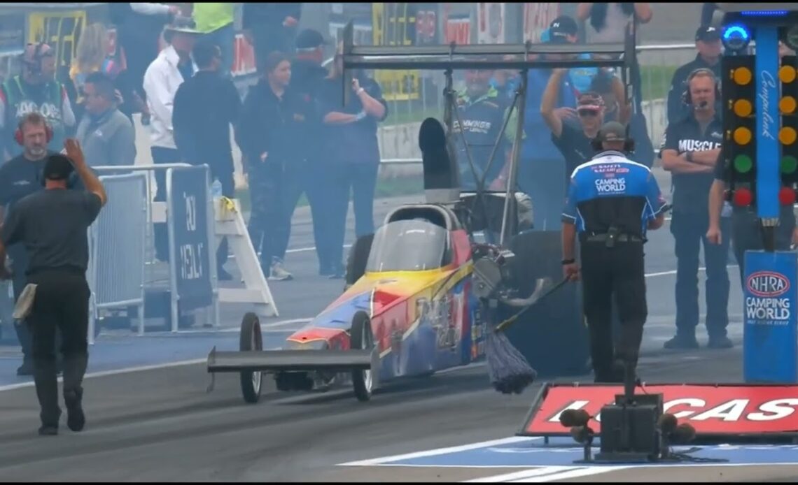 Alan Bradshaw, Shawn Cowie, Top Alcohol Dragster, Qualifying Rnd3, Lucas Oil Nationals, Brainerd