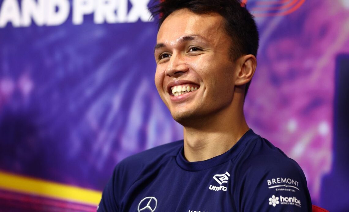Alex Albon feels 'very fortunate' to be racing at Singapore GP after health scare