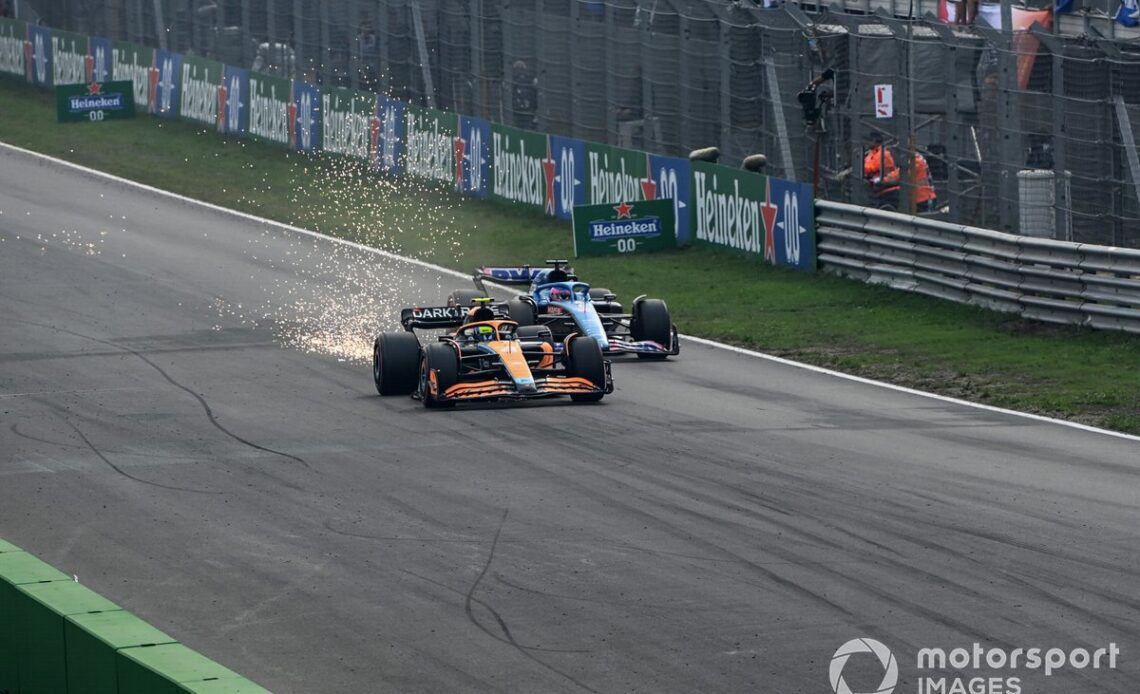 Alpine has leapt well ahead of McLaren in 2022, despite the occasional on-track bout.