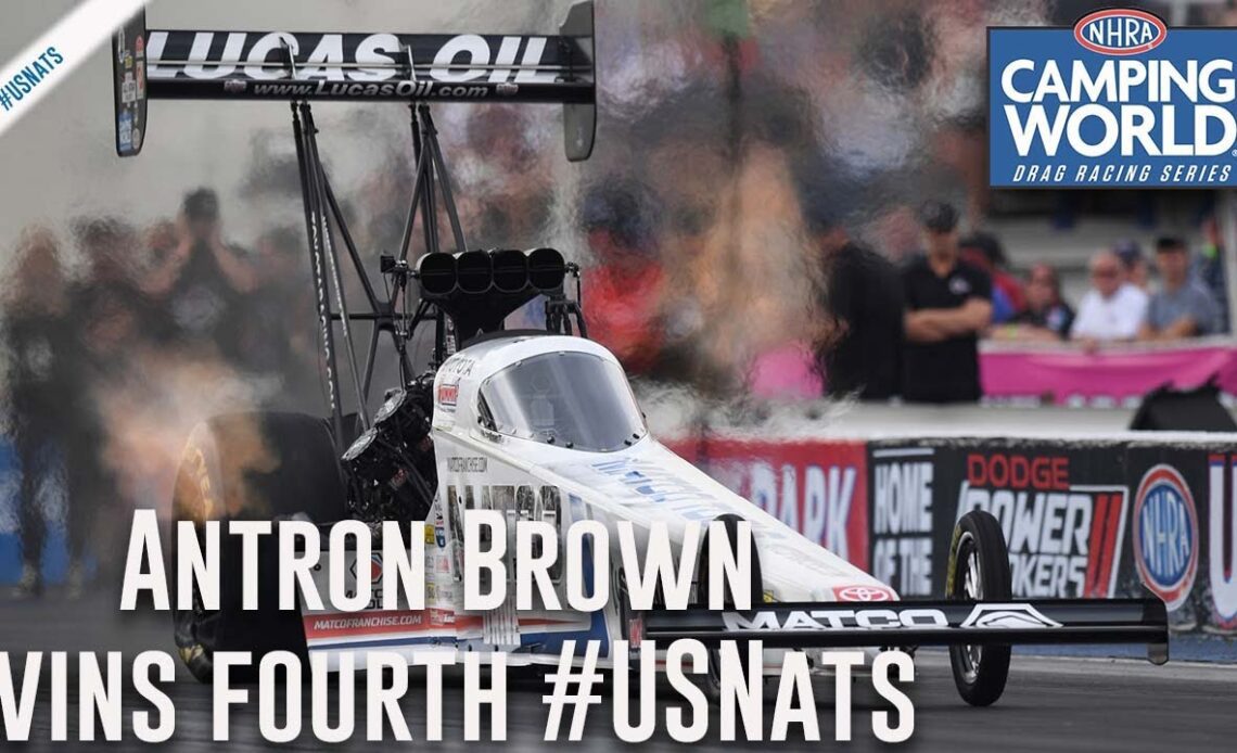 Antron Brown wins the Big Go for a fourth time