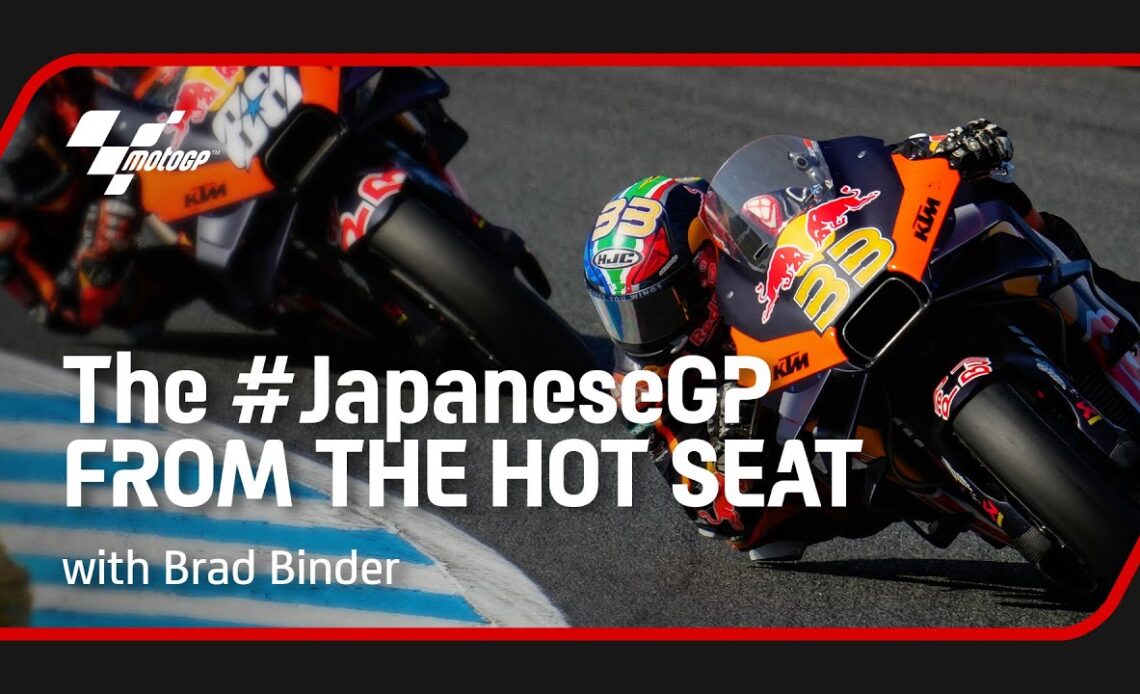 Back on the podium 🥈 | The #JapaneseGP from the Hot Seat with Brad Binder