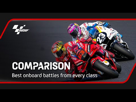 Best onboard battles from every class - Comparison | 2022 #SanMarinoGP