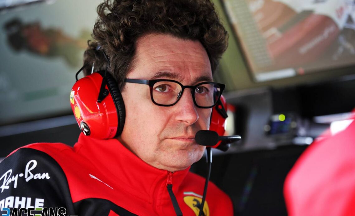 Mattia Binotto, Ferrari Team Principal, Silverstone, 2022