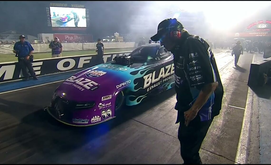 Blake Alexander, Jim Campbell, Takes out the Blocks, Top Fuel Funny Car, Qualifying Rnd1,