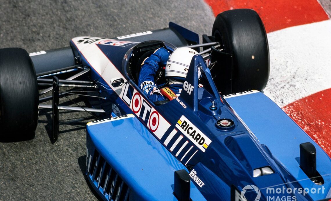 Arnoux impressed on his first year with Ligier up against Laffite in 1986