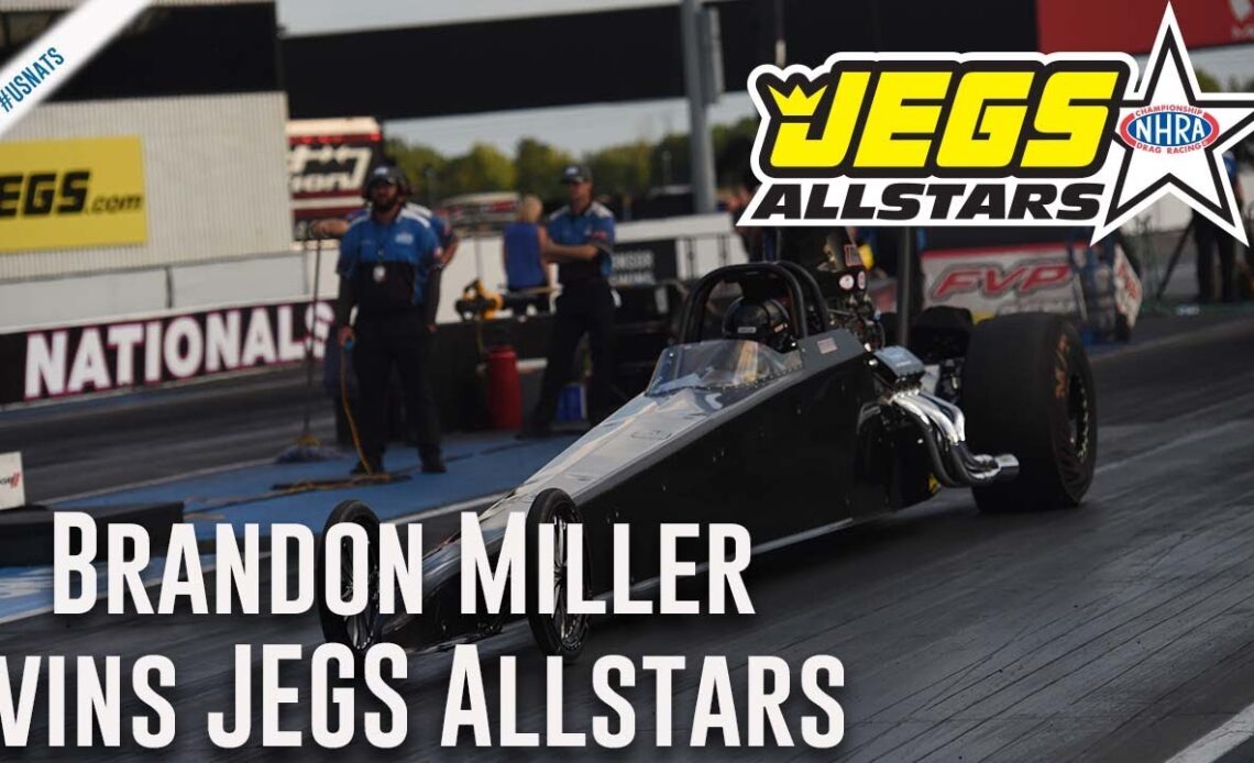 Brandon Miller wins the JEGS Allstars in Top Dragster