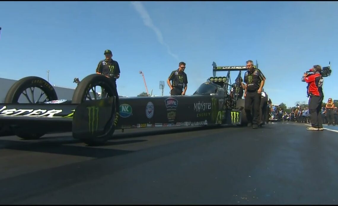 Brittany Force, 299 MPH, at 660 FT, Top Fuel Dragster, RND1 Eliminations, Lucas Oil Nationals,