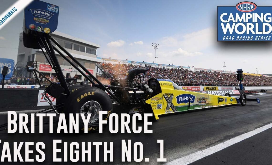 Brittany Force takes eighth No. 1 qualifier of the season