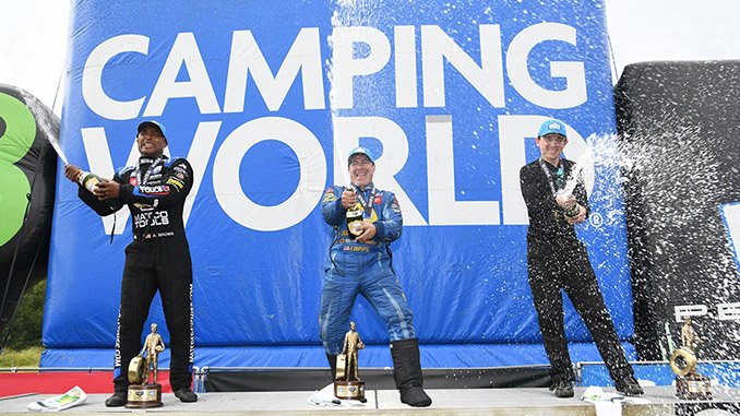 Brown, Capps and Stanfield get Playoff Wins at Betway NHRA Carolina Nationals