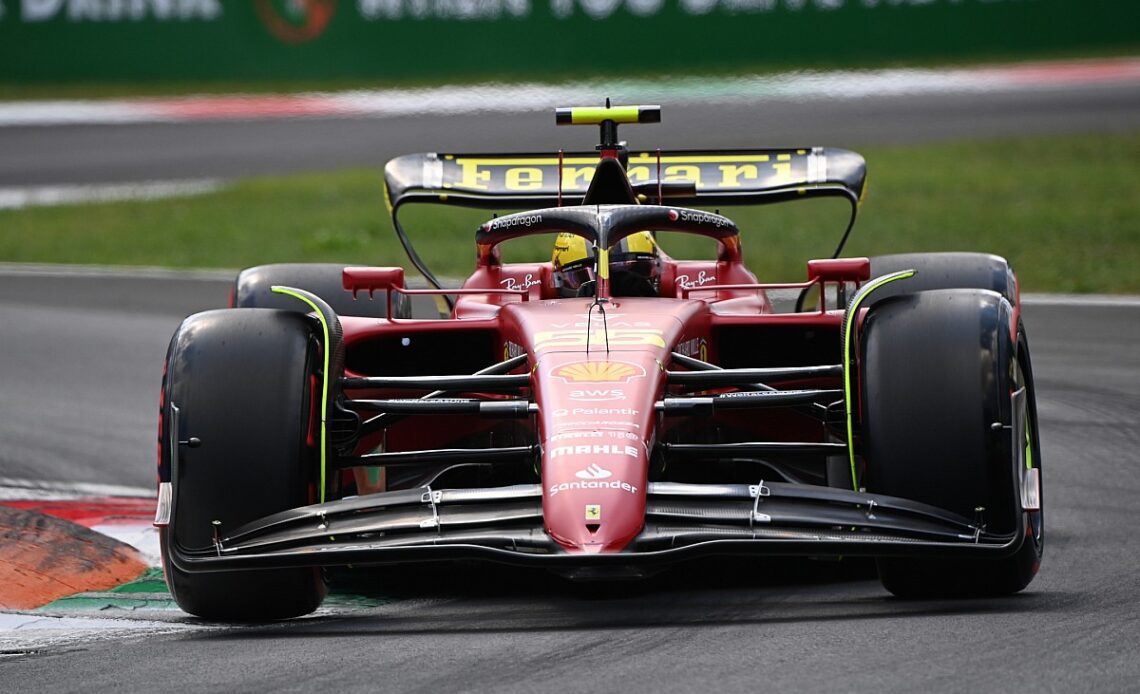 Carlos Sainz fastest in Italian GP practice on Friday