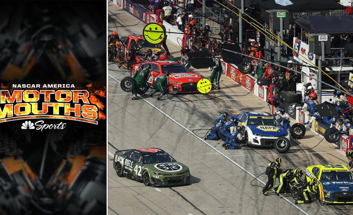 Chase Elliott, Kevin Harvick, Martin Truex Jr. blow tires at Texas | NASCAR America Motormouths