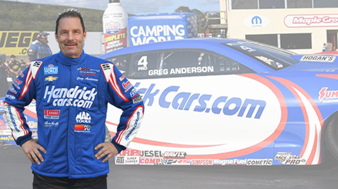 Defending Pro Stock World Champion Greg Anderson Ready to Defend Crown Heading to Pep Boys NHRA Nationals